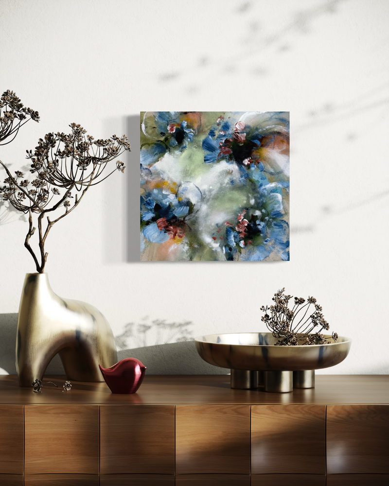 Floral Study 2 - 12x12"