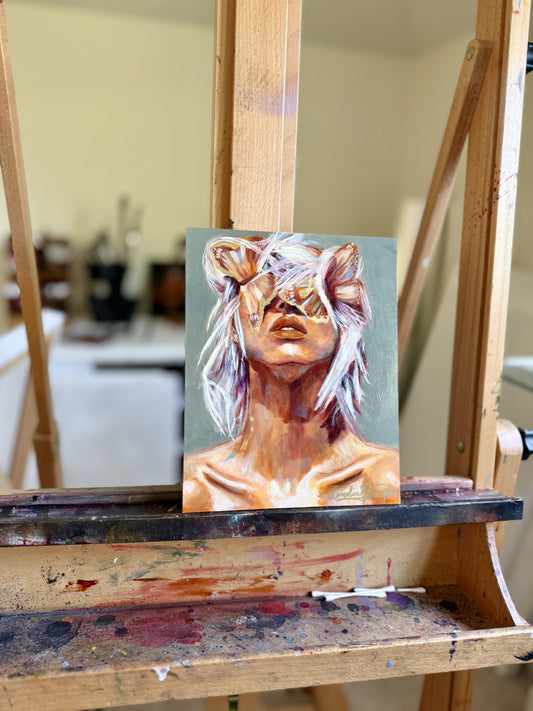 "Beyond The Veil" Original Oil Study