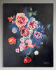 "Obsidian Bloom" Original Oil Painting