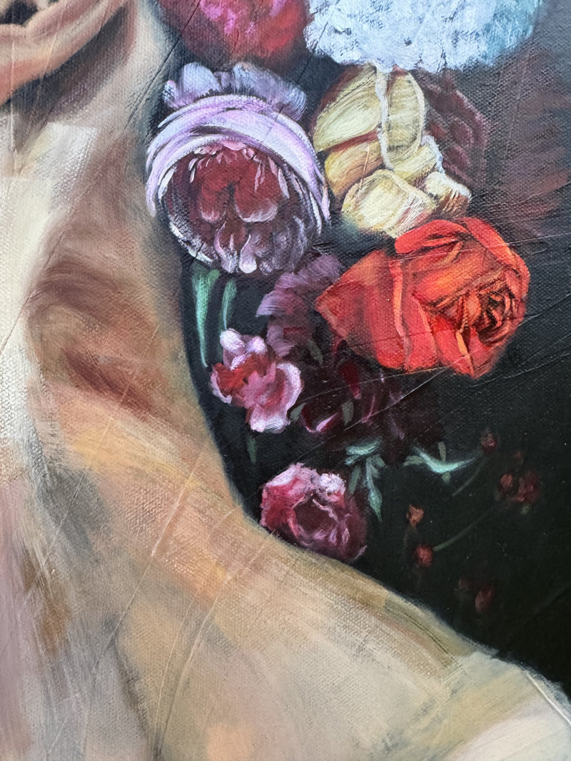 "Dahlia" Original Oil Painting