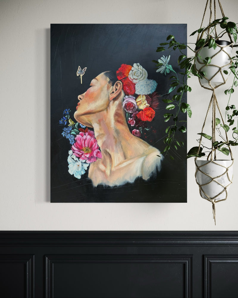 "Dahlia" Original Oil Painting